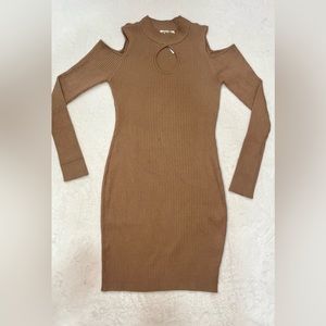 Tan Sweater Dress